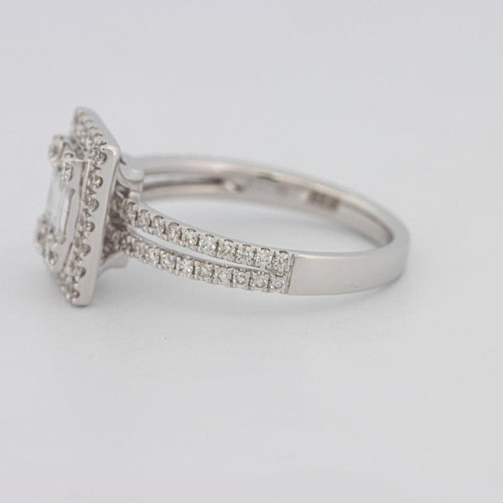 Invisible Halo Emerald Diamond Ring - ZIZOV DIAMONDS