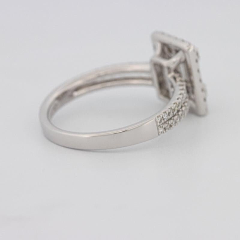 Invisible Halo Emerald Diamond Ring - ZIZOV DIAMONDS