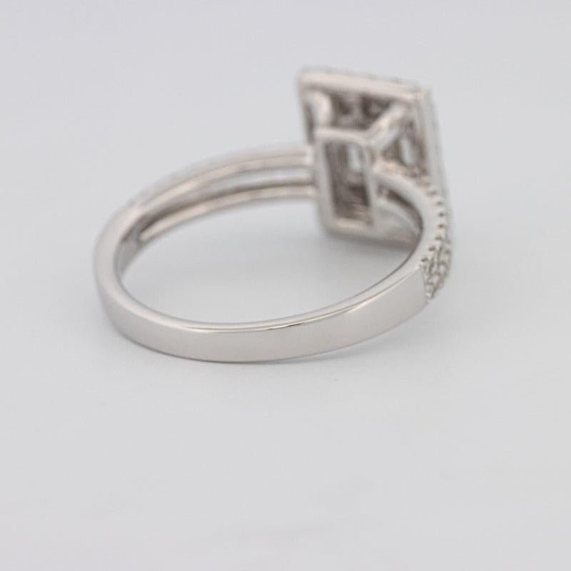 Invisible Halo Emerald Diamond Ring - ZIZOV DIAMONDS