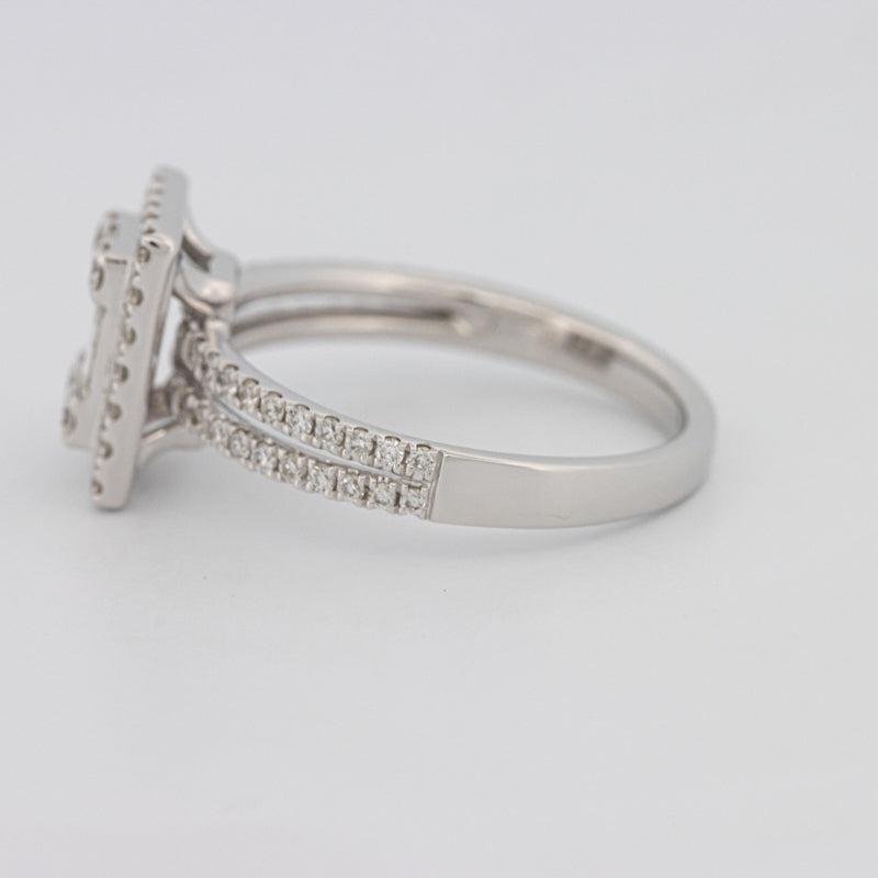 Invisible Halo Emerald Diamond Ring - ZIZOV DIAMONDS