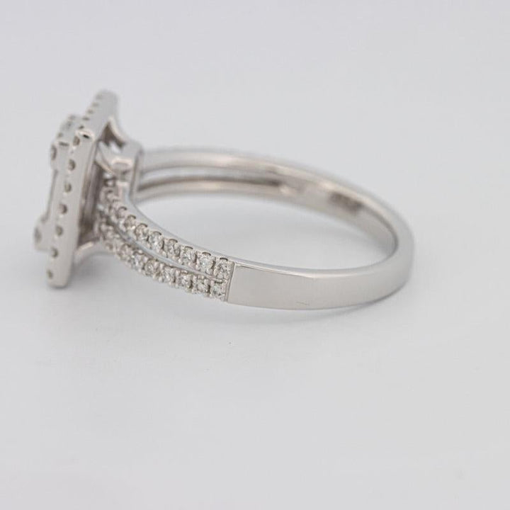 Invisible Halo Emerald Diamond Ring - ZIZOV DIAMONDS