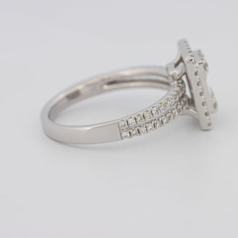 Invisible Halo Emerald Diamond Ring - ZIZOV DIAMONDS