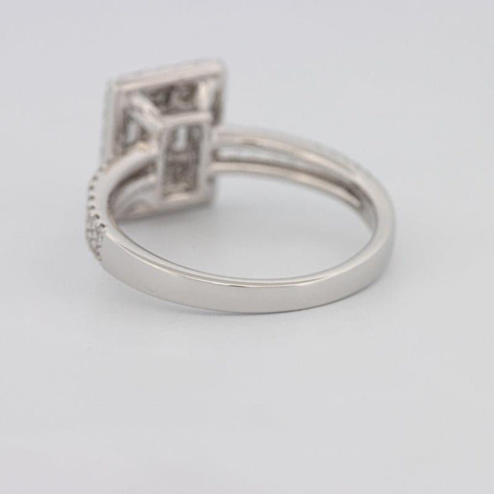 Invisible Halo Emerald Diamond Ring - ZIZOV DIAMONDS