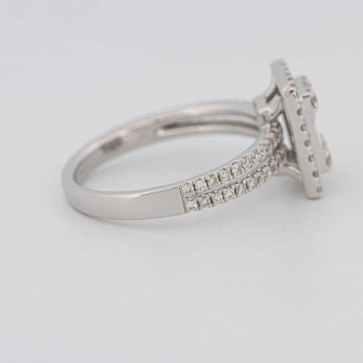 Invisible Halo Emerald Diamond Ring - ZIZOV DIAMONDS