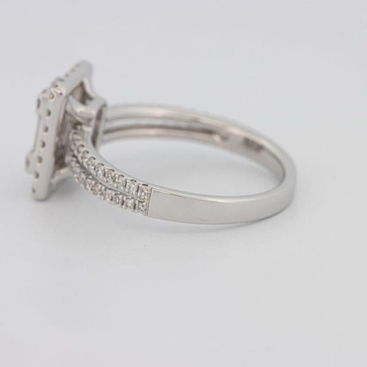 Invisible Halo Emerald Diamond Ring - ZIZOV DIAMONDS