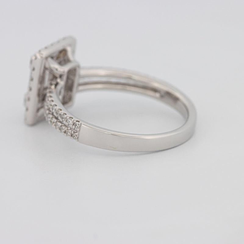 Invisible Halo Emerald Diamond Ring - ZIZOV DIAMONDS