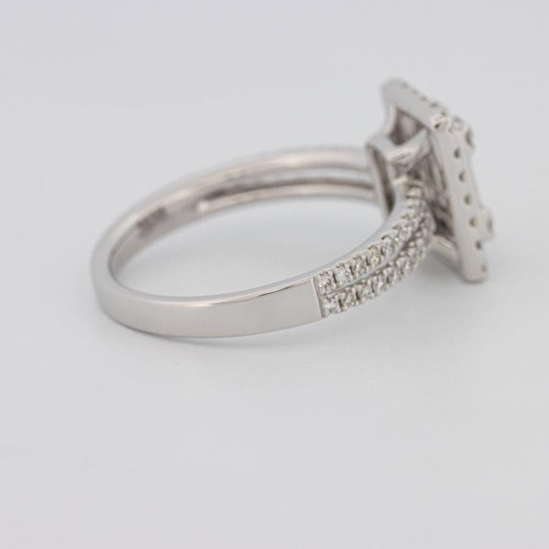 Invisible Halo Emerald Diamond Ring - ZIZOV DIAMONDS