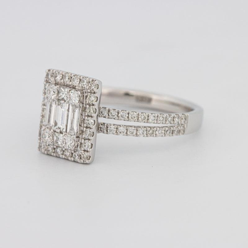 Invisible Halo Emerald Diamond Ring - ZIZOV DIAMONDS