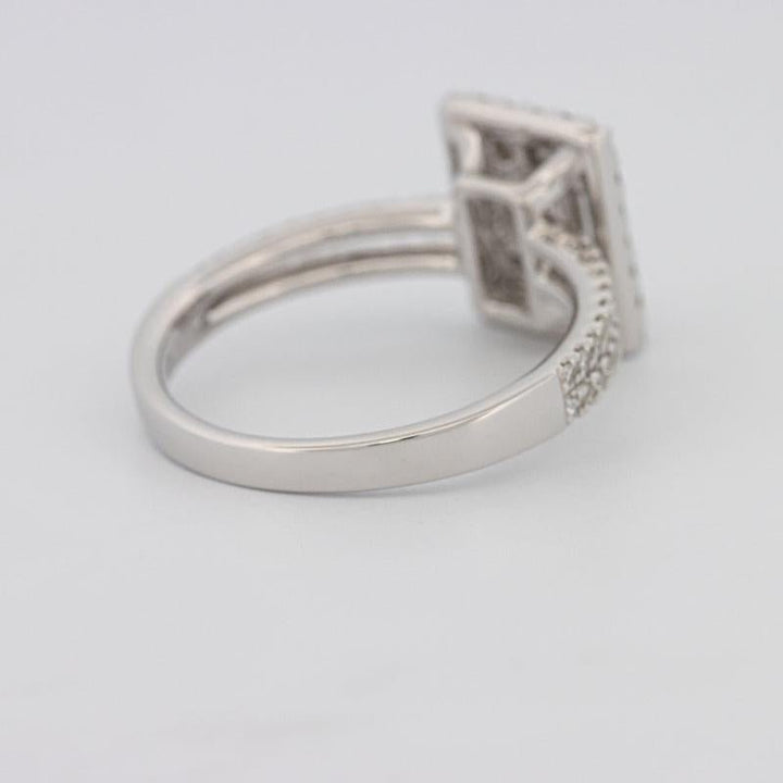 Invisible Halo Emerald Diamond Ring - ZIZOV DIAMONDS