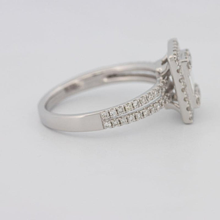 Invisible Halo Emerald Diamond Ring - ZIZOV DIAMONDS