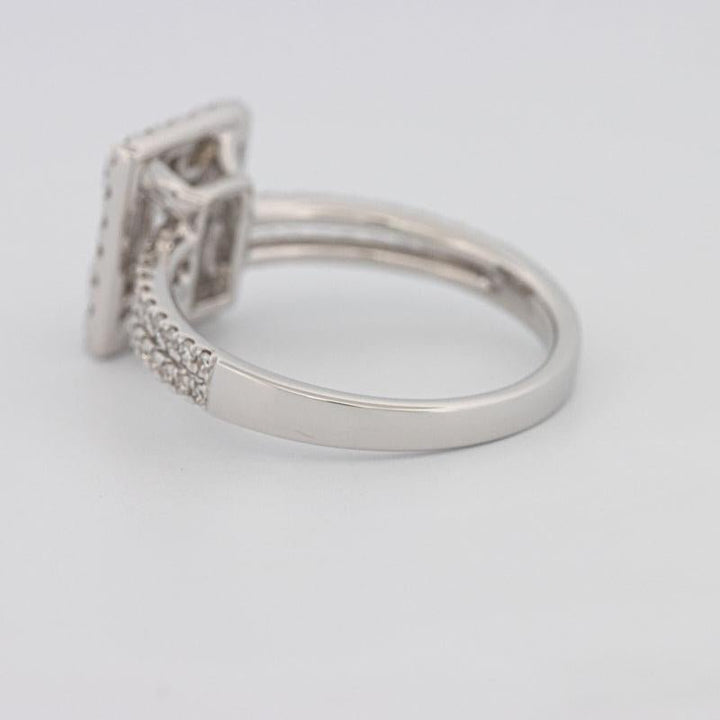 Invisible Halo Emerald Diamond Ring - ZIZOV DIAMONDS