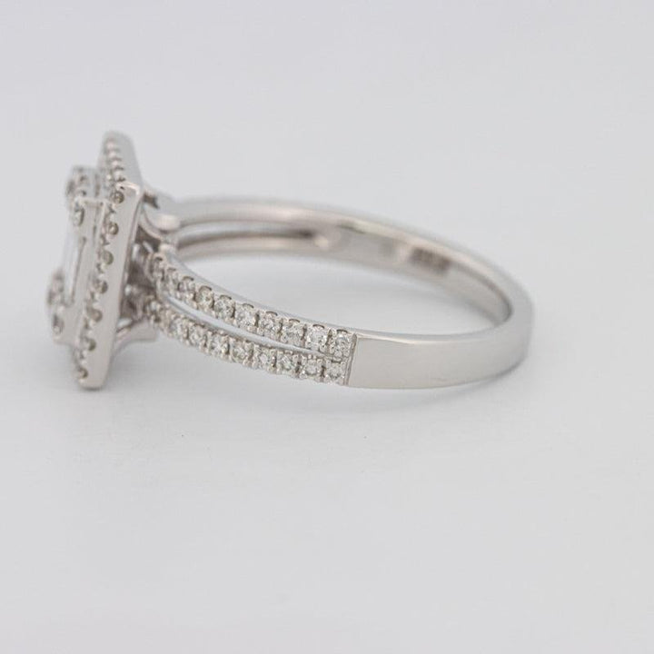 Invisible Halo Emerald Diamond Ring - ZIZOV DIAMONDS