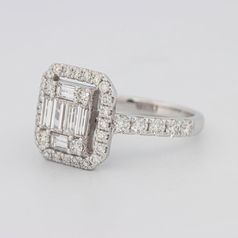 Invisible Halo Square Diamond Ring - ZIZOV DIAMONDS