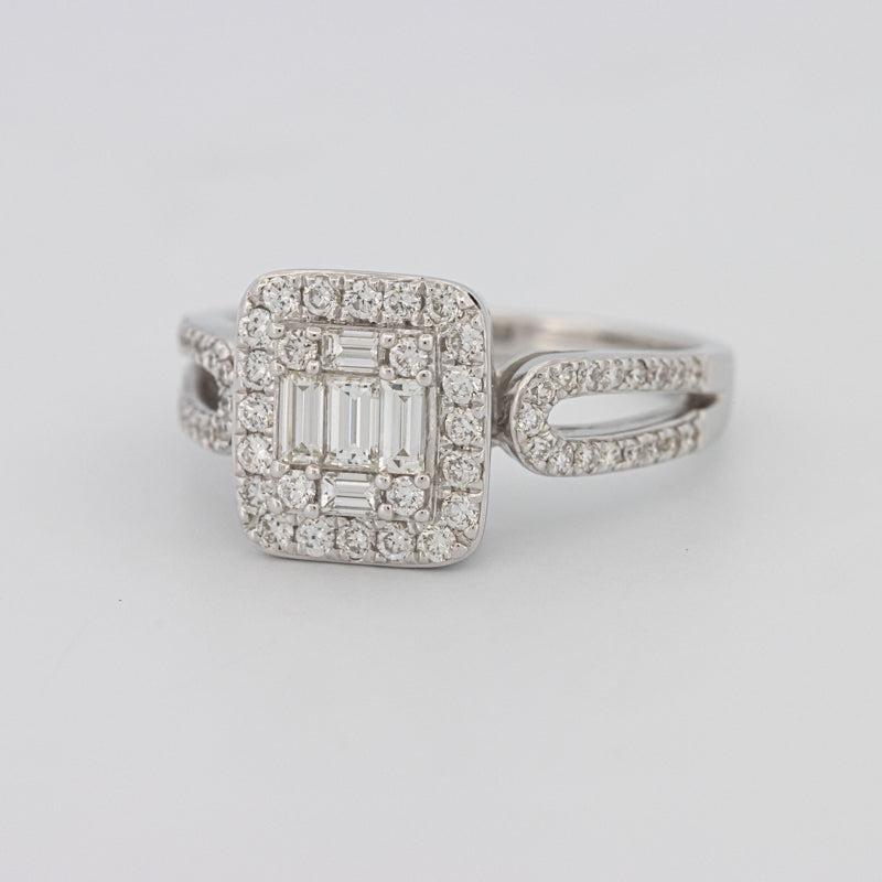 Invisible Halo Square Diamond Ring - ZIZOV DIAMONDS