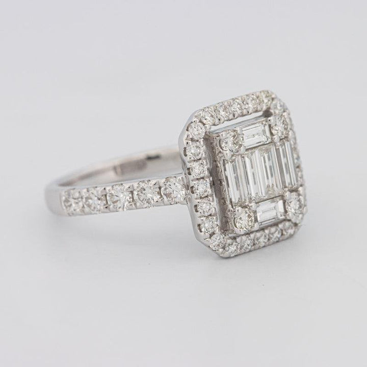 Invisible Halo Square Diamond Ring - ZIZOV DIAMONDS