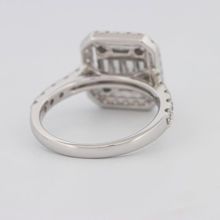 Invisible Halo Square Diamond Ring - ZIZOV DIAMONDS