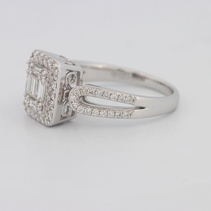 Invisible Halo Square Diamond Ring - ZIZOV DIAMONDS