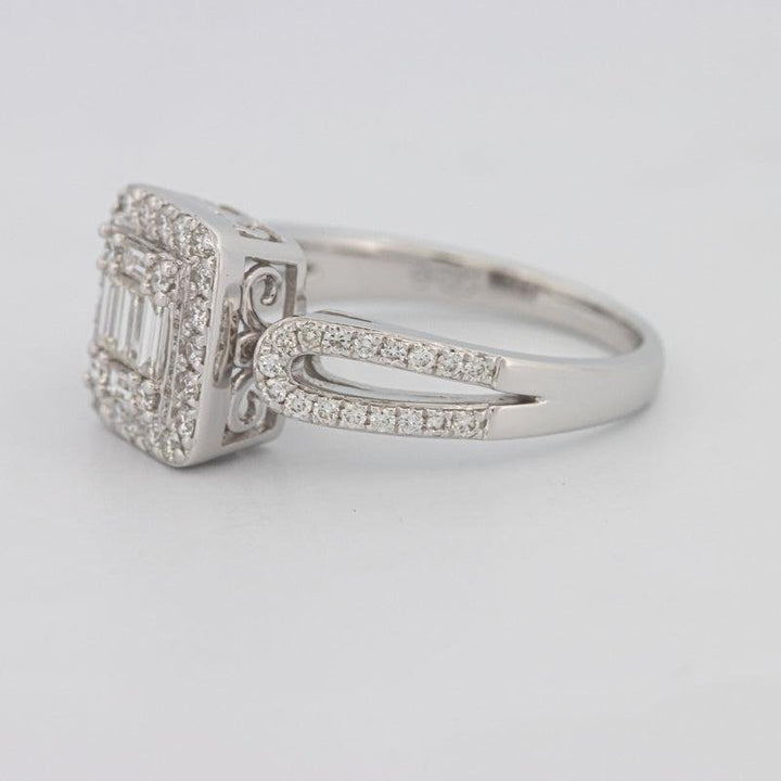 Invisible Halo Square Diamond Ring - ZIZOV DIAMONDS