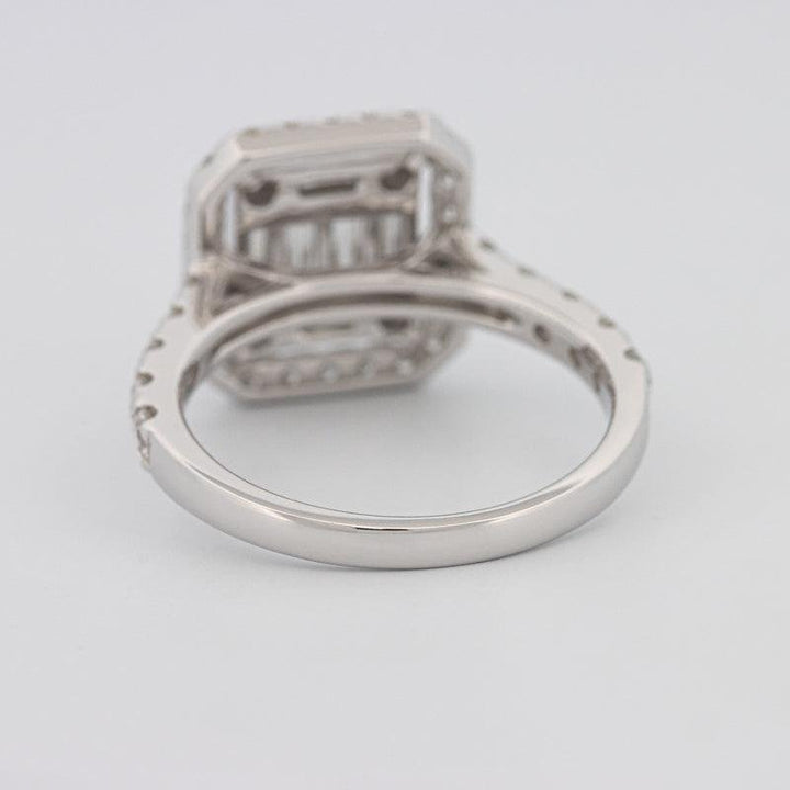 Invisible Halo Square Diamond Ring - ZIZOV DIAMONDS