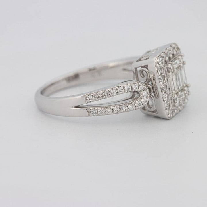 Invisible Halo Square Diamond Ring - ZIZOV DIAMONDS