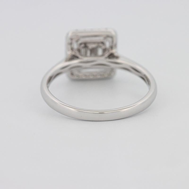 Invisible Halo Square Diamond ring - ZIZOV DIAMONDS