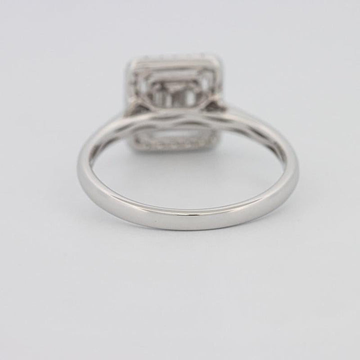 Invisible Halo Square Diamond ring - ZIZOV DIAMONDS