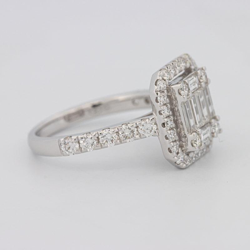Invisible Halo Square Diamond Ring - ZIZOV DIAMONDS