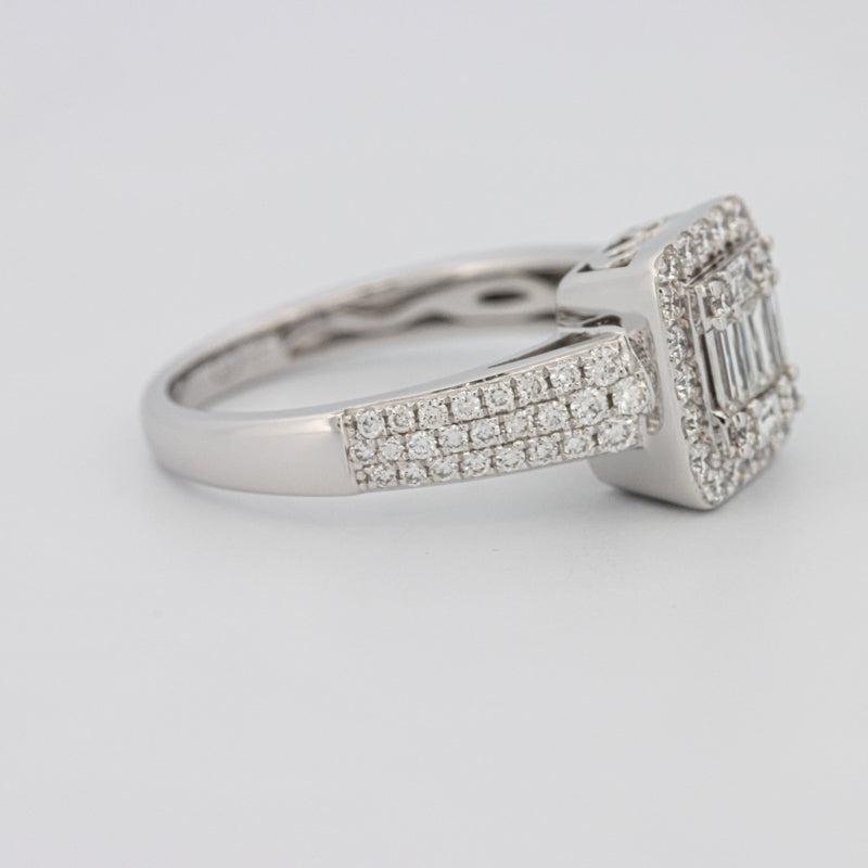 Invisible Halo Square Diamond Ring - ZIZOV DIAMONDS