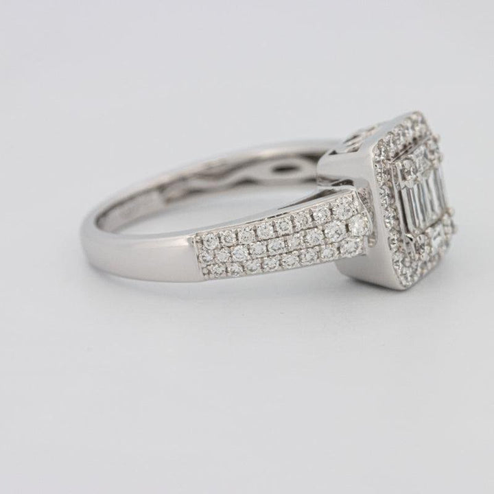 Invisible Halo Square Diamond Ring - ZIZOV DIAMONDS