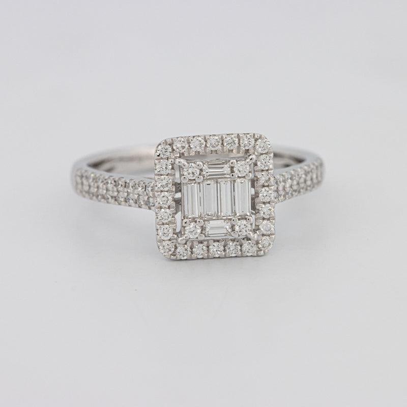 Invisible Halo Square Diamond Ring - ZIZOV DIAMONDS