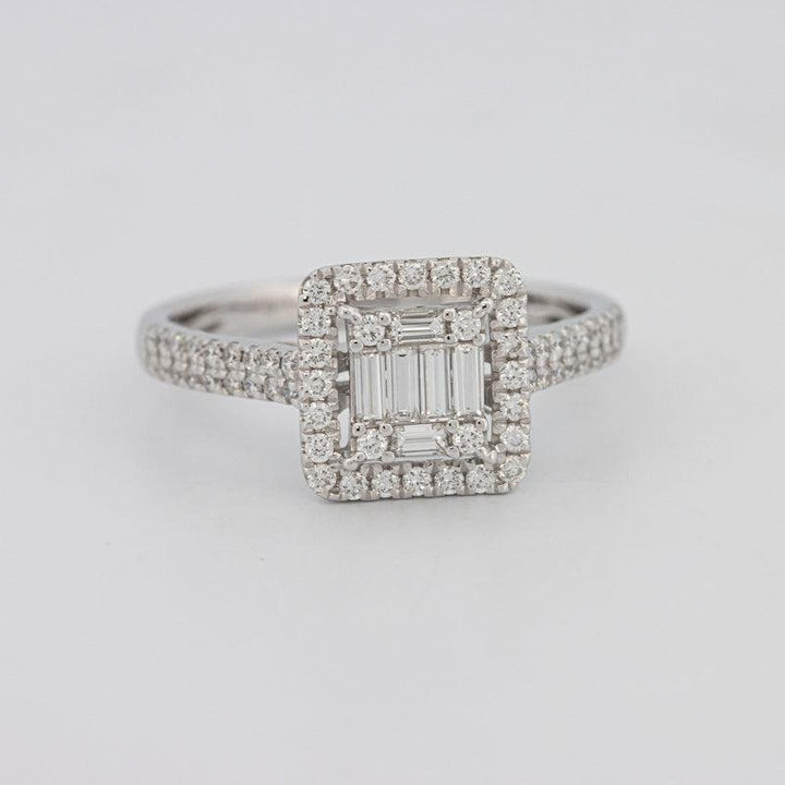 Invisible Halo Square Diamond Ring - ZIZOV DIAMONDS