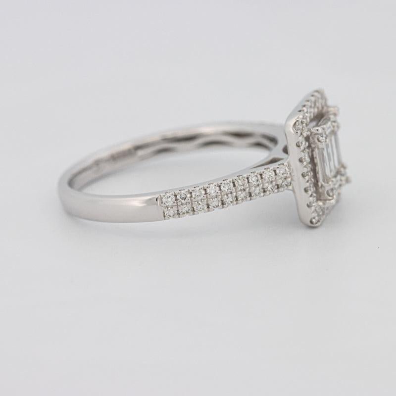 Invisible Halo Square Diamond Ring - ZIZOV DIAMONDS