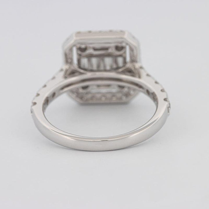 Invisible Halo Square Diamond Ring - ZIZOV DIAMONDS