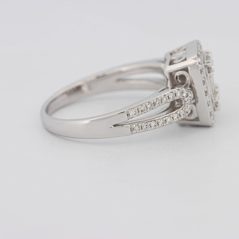 Invisible Halo Square Diamond Ring - ZIZOV DIAMONDS