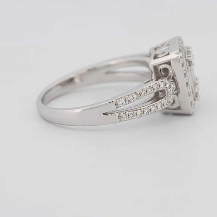 Invisible Halo Square Diamond Ring - ZIZOV DIAMONDS