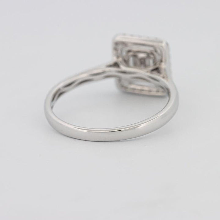 Invisible Halo Square Diamond ring - ZIZOV DIAMONDS