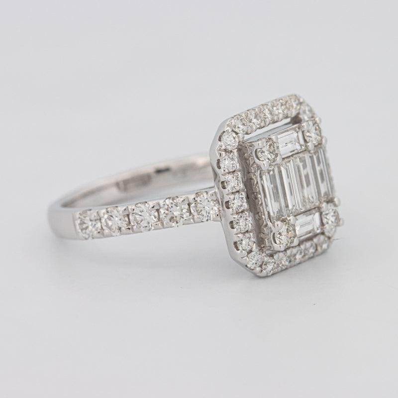 Invisible Halo Square Diamond Ring - ZIZOV DIAMONDS