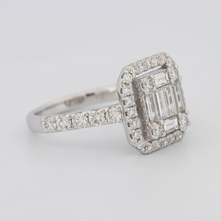 Invisible Halo Square Diamond Ring - ZIZOV DIAMONDS