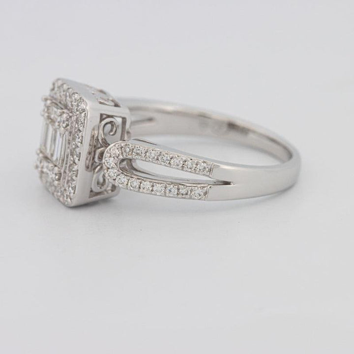 Invisible Halo Square Diamond Ring - ZIZOV DIAMONDS