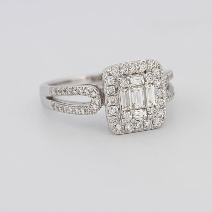 Invisible Halo Square Diamond Ring - ZIZOV DIAMONDS