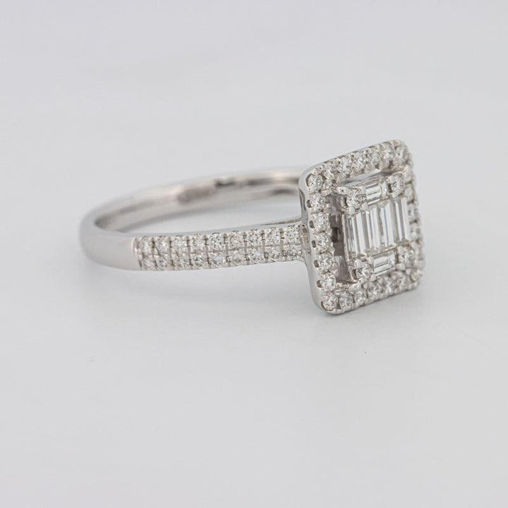 Invisible Halo Square Diamond Ring - ZIZOV DIAMONDS