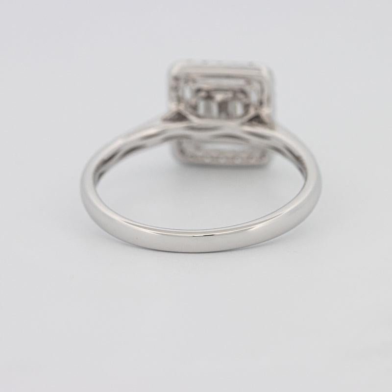 Invisible Halo Square Diamond ring - ZIZOV DIAMONDS