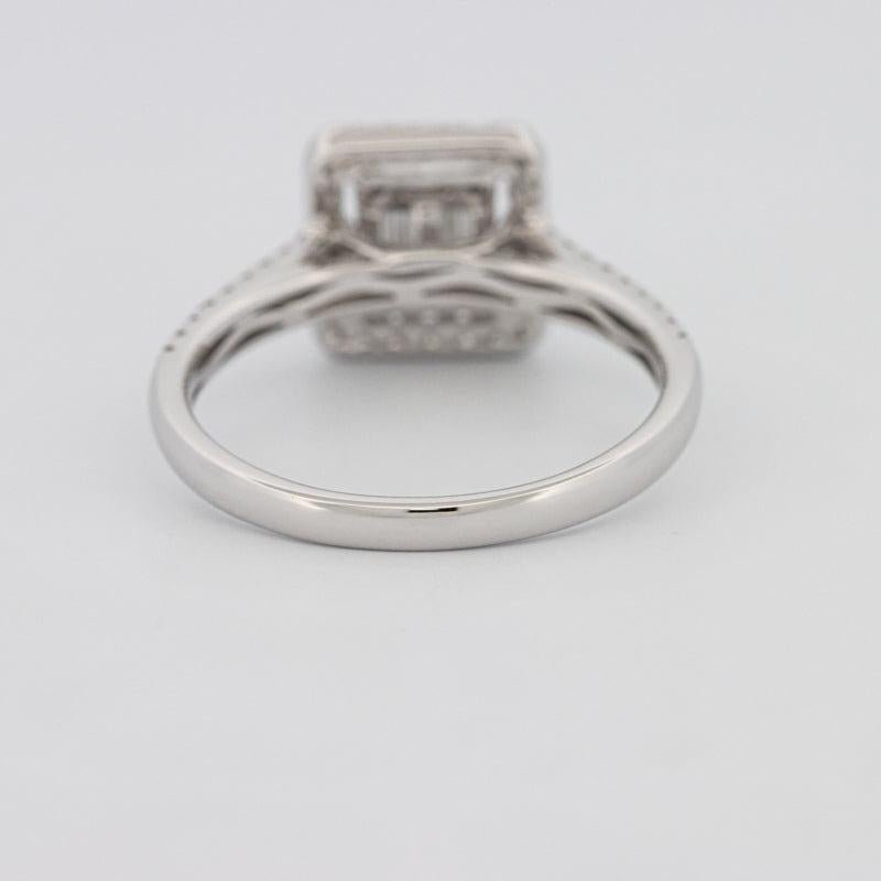 Invisible Halo Square Diamond Ring - ZIZOV DIAMONDS