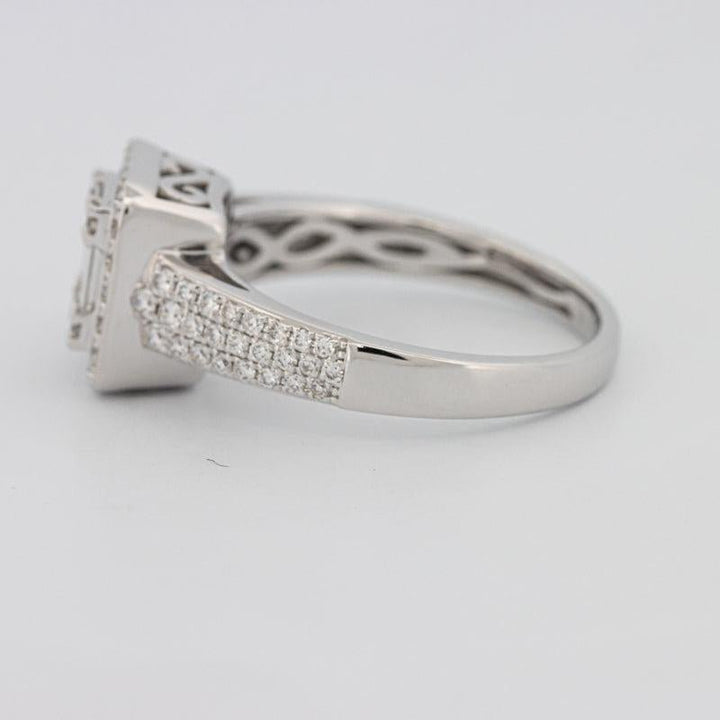 Invisible Halo Square Diamond Ring - ZIZOV DIAMONDS