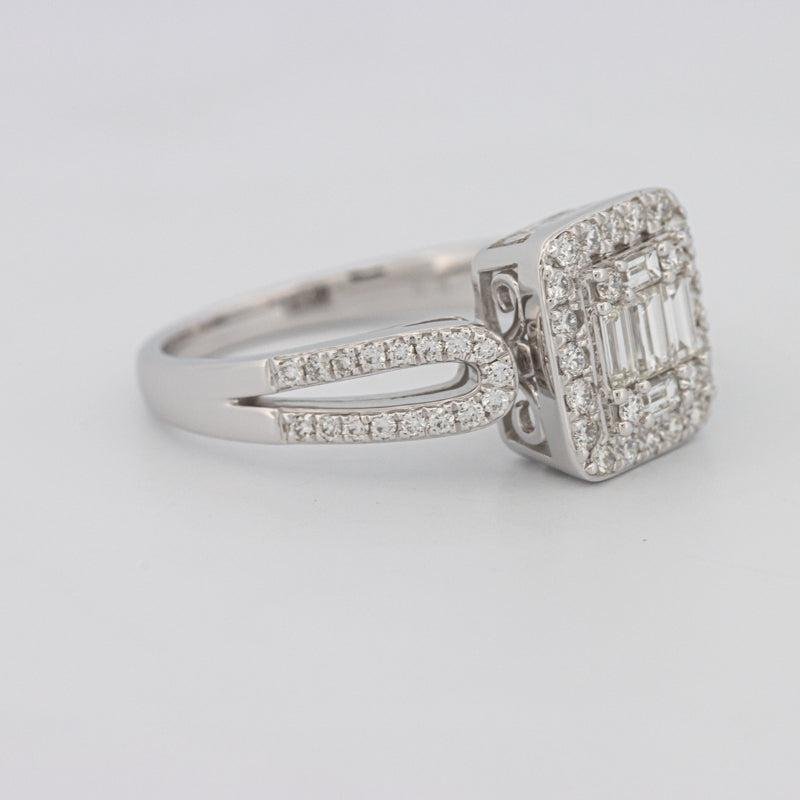 Invisible Halo Square Diamond Ring - ZIZOV DIAMONDS