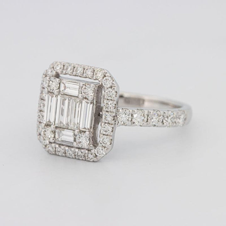Invisible Halo Square Diamond Ring - ZIZOV DIAMONDS