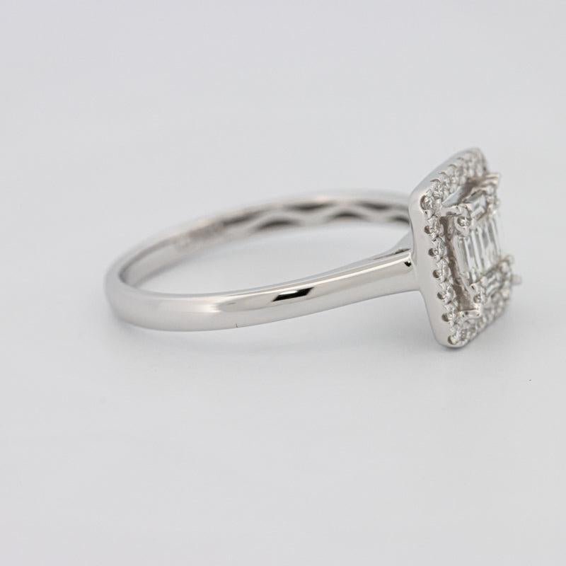 Invisible Halo Square Diamond ring - ZIZOV DIAMONDS