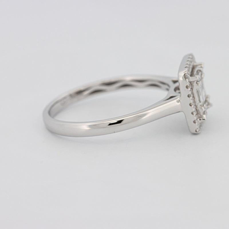 Invisible Halo Square Diamond ring - ZIZOV DIAMONDS