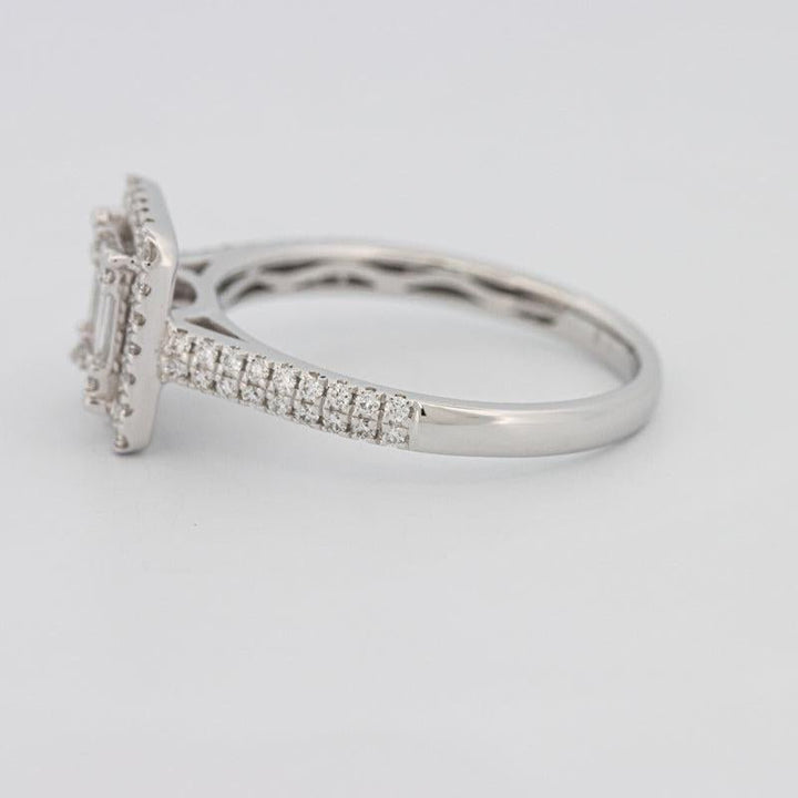 Invisible Halo Square Diamond Ring - ZIZOV DIAMONDS
