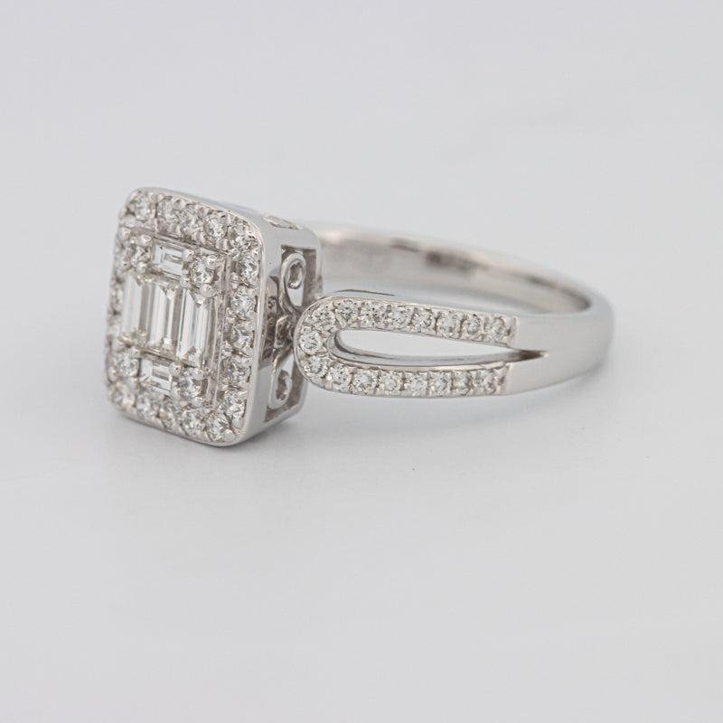 Invisible Halo Square Diamond Ring - ZIZOV DIAMONDS